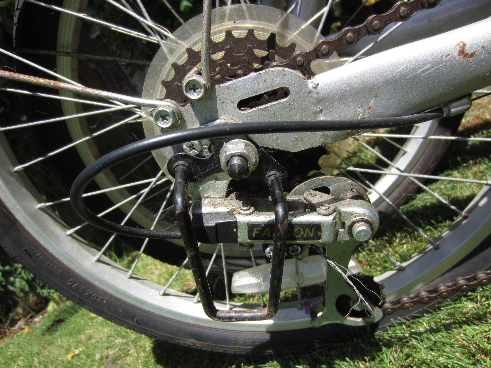 SAFARI FOLD UP BIKE UNISEX FULL SUSPENSION 7 SPEED 20' FOLDING BICYCLE BARGAIN