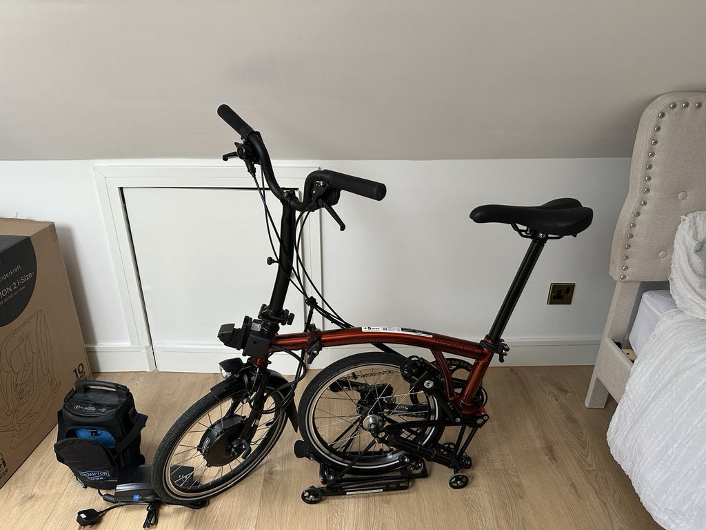 Brompton C Line Folding Bike M6L 2023 In Flame Lacquer Brand New