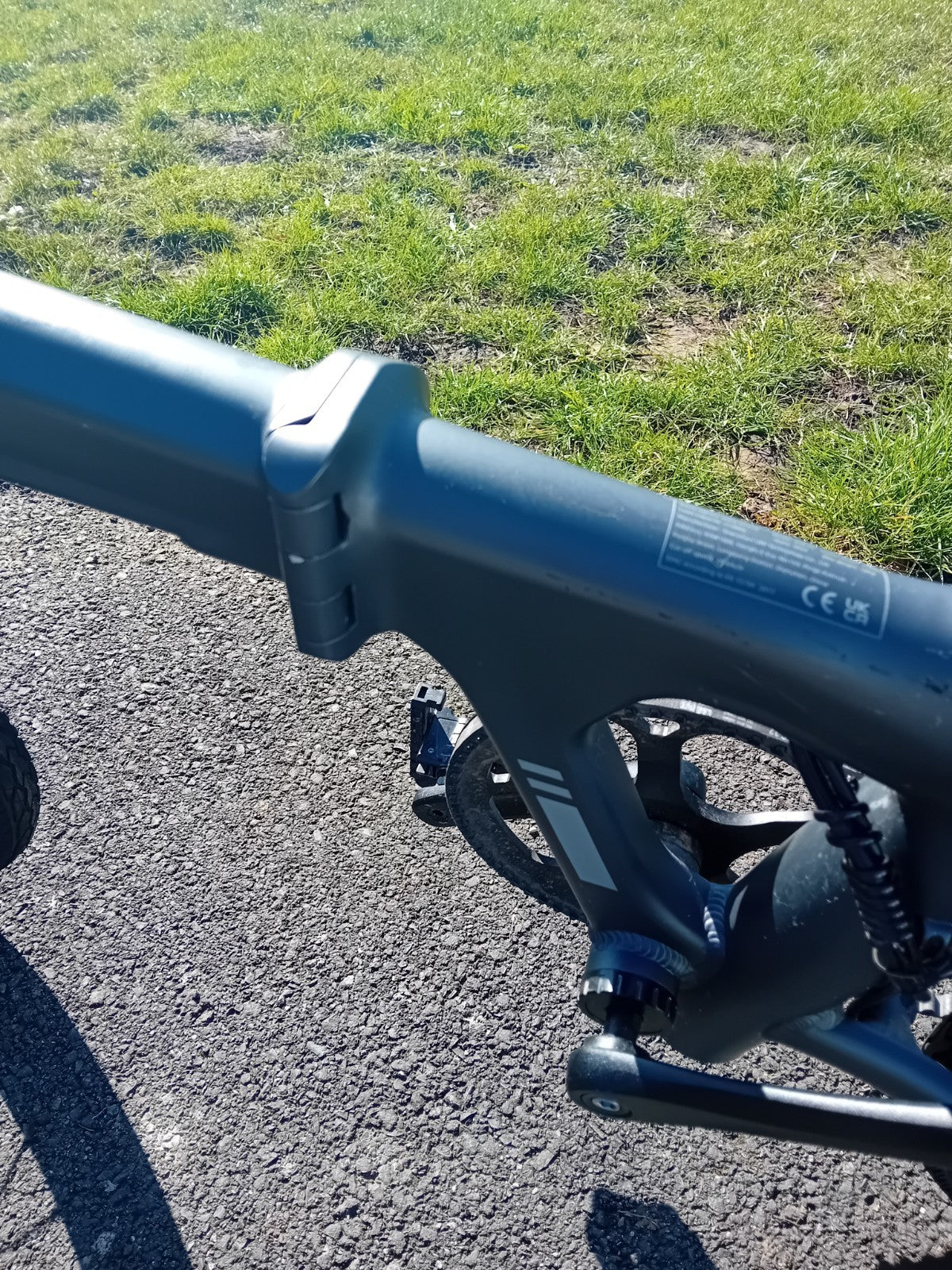 ADO Air 20S Folding Hybrid Bike 20" Carbon Belt Drive Chargeable