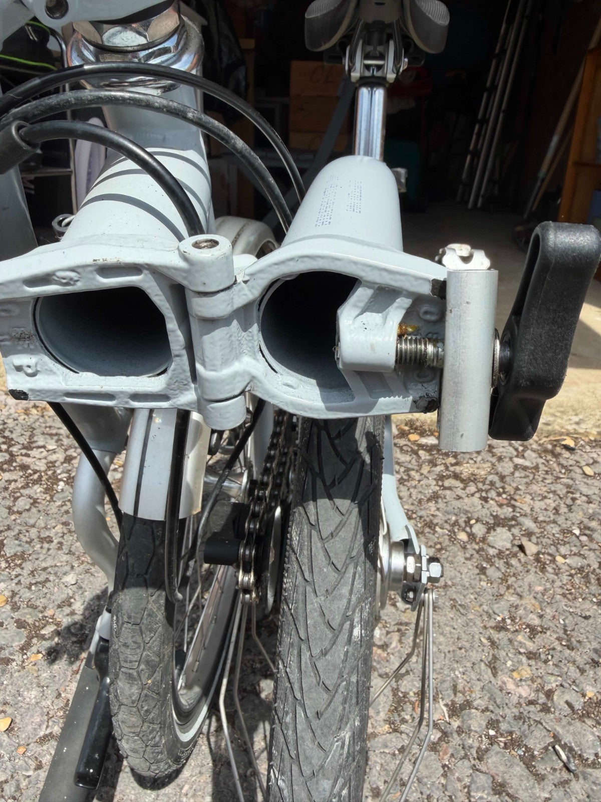 Brompton M3L Folding Bike (2017) – Grey – Original Owner – Receipt/BikeRegister