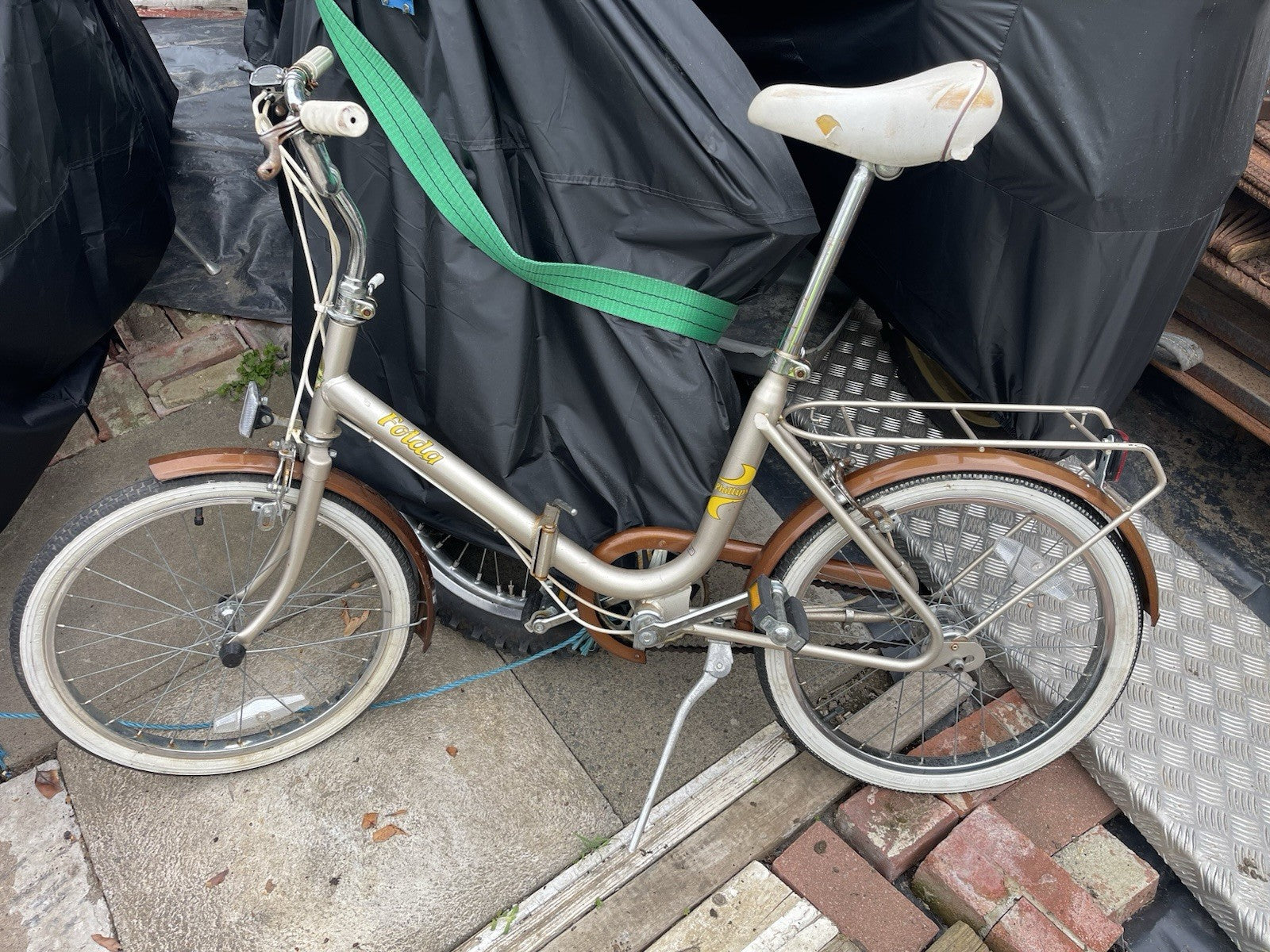 Classic Vintage Folding Bicycle FOLDA have X 2 Matching Ones, Listing for one!