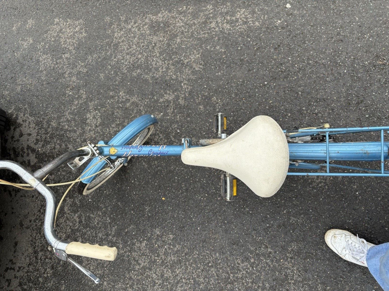 Vintage Hercules Compact folding bike Stowaway Shopper fold up Vintage