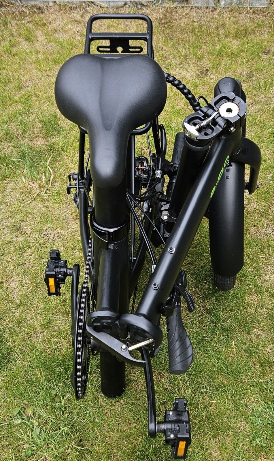 E-Go Max Folding Bike (Black) 20 Inch Wheels 250W Including Storage Bag