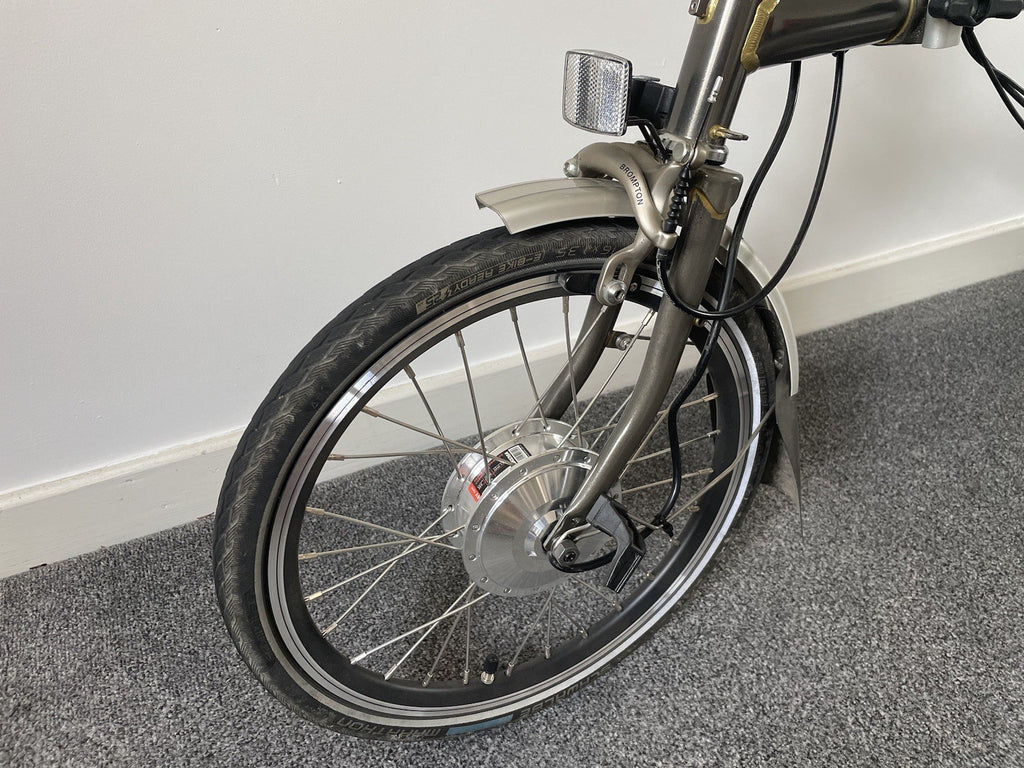 Brompton 3 Speed  2017 Raw Lacquer Folding Bike S3L C Line EZ Rider Mod