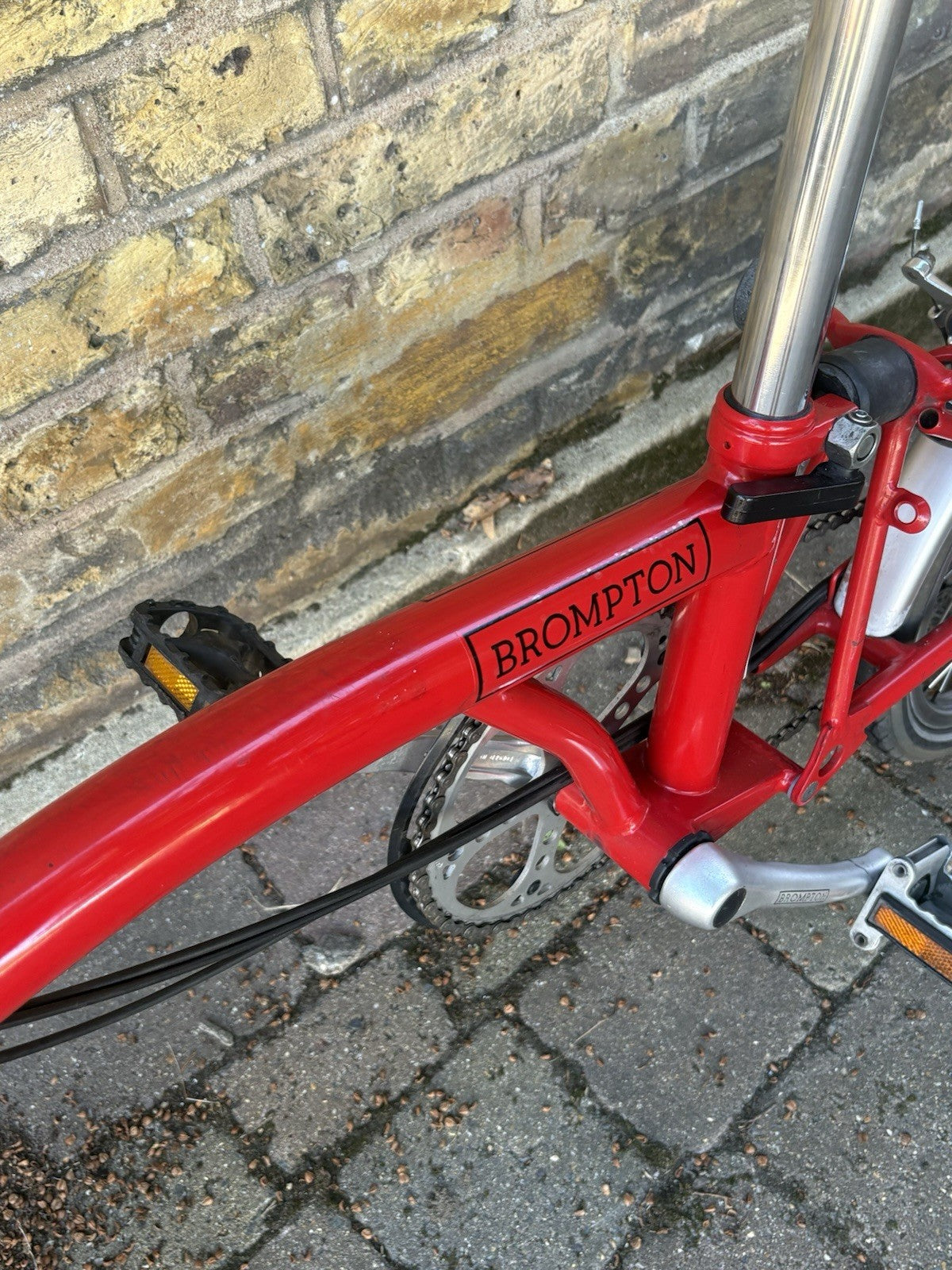 Brompton Folding Bike 2003, 6 Speed Red Good Condition With New Parts