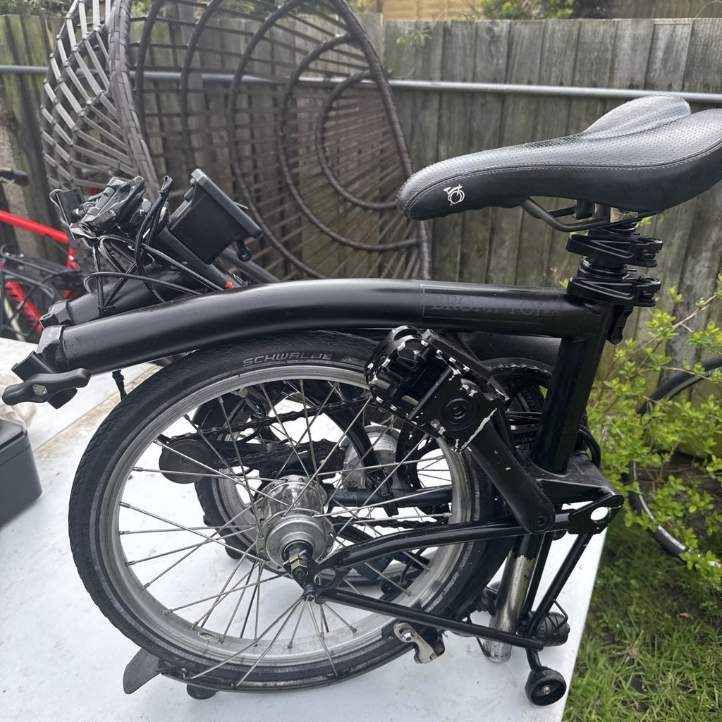 Brompton Folding Bike 3-Speed, Black