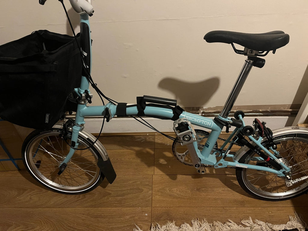 Brompton M3L (C-Line) Turkish Green folding bike