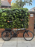 Basis SP20 Folding Bike 20" Wheels Shimano Gears Rear Rack Mudguards Grey