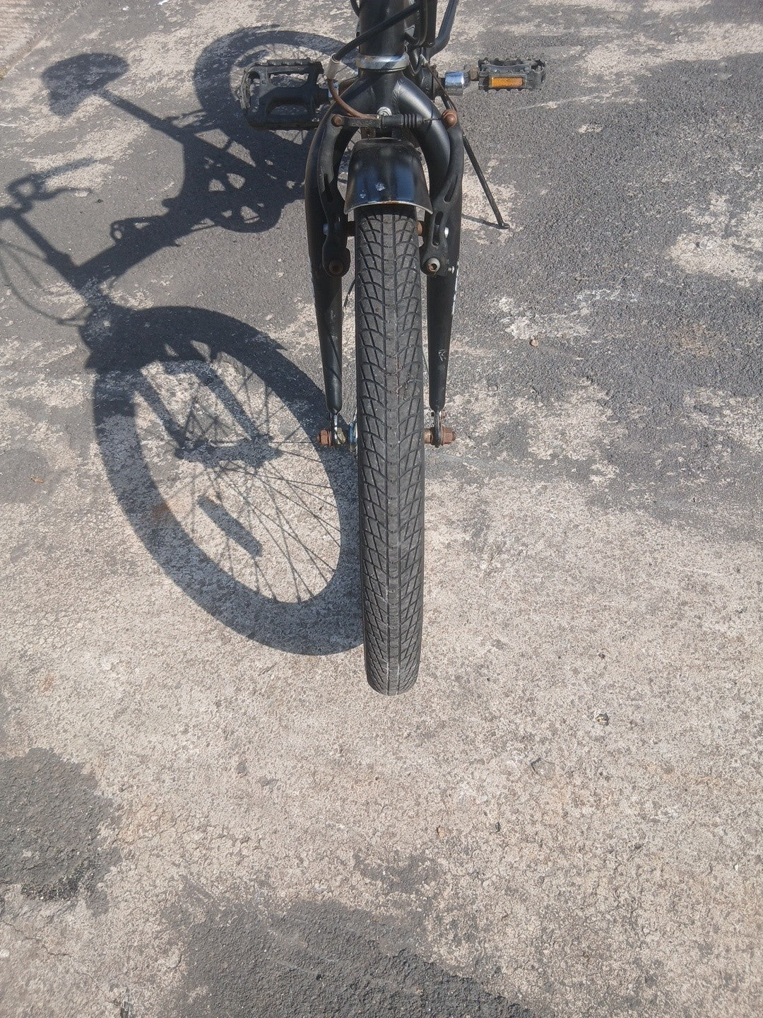 Challenge Flex Folding Bike Black, for Commuting and Camping, Rides As It Should