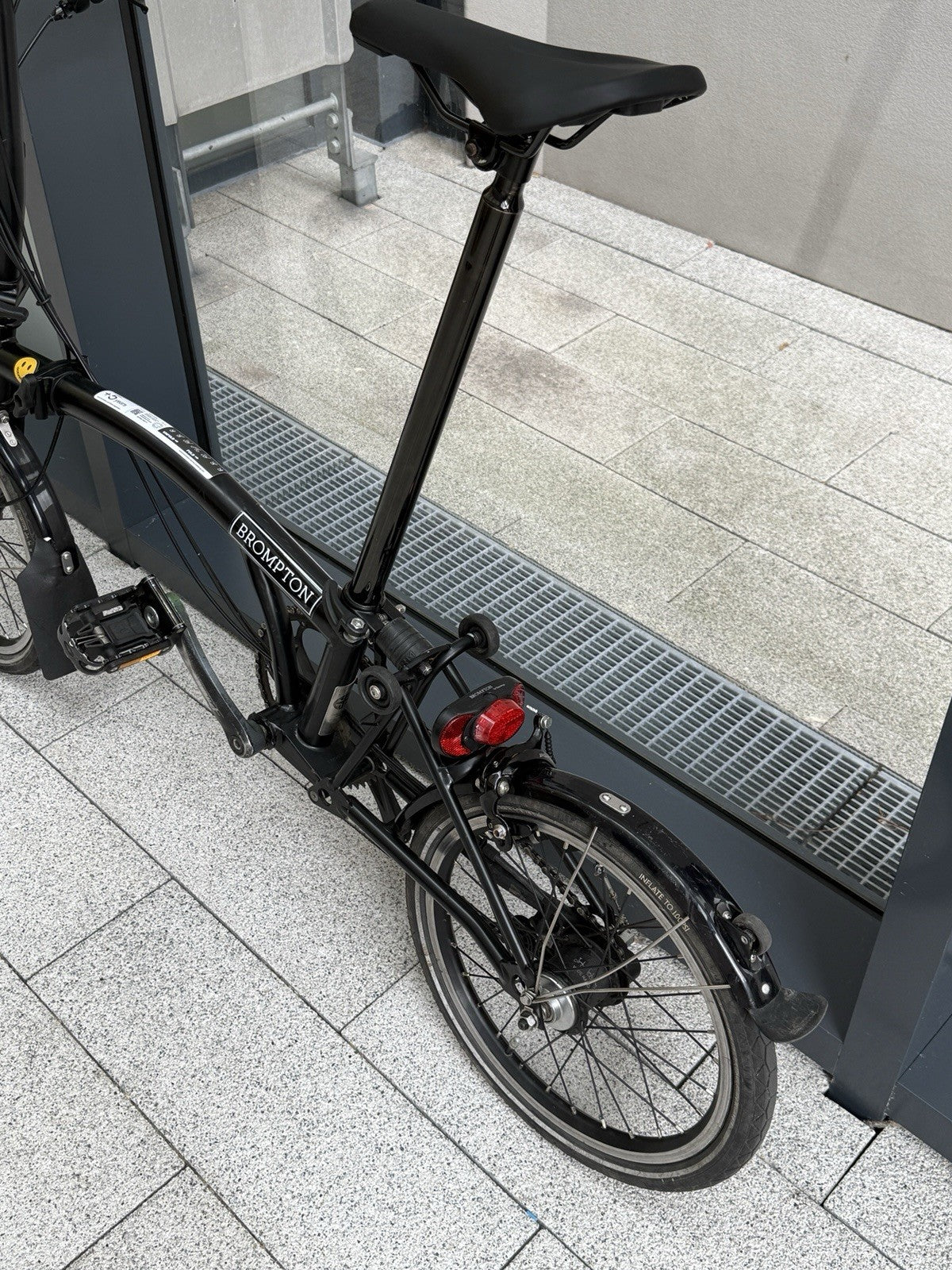 brompton folding bike 6 speed c line