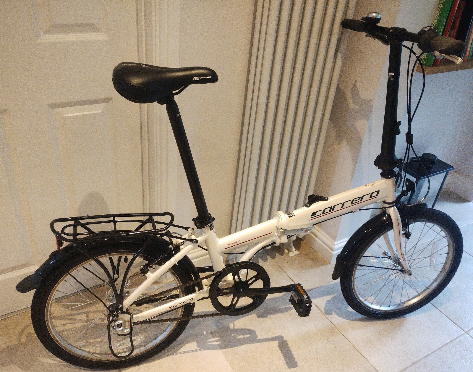 Carrera Folding Bike Transit Edition 20 Wheels 3 Speed Excellent Condition Used
