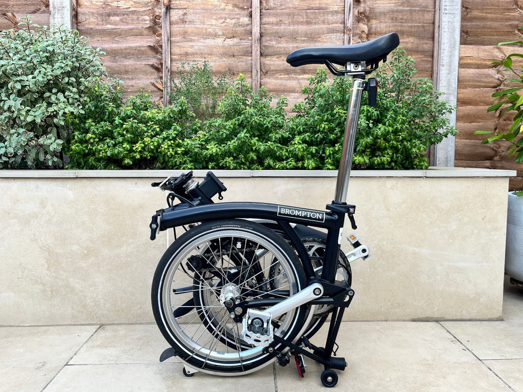 Brompton S2L 2-speed folding bike, black, very good condition