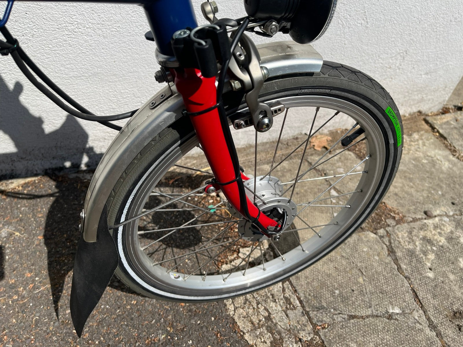 Brompton M3L C Line Dynamo Light 3 speed Navy Blue Red M-type Folding Bike
