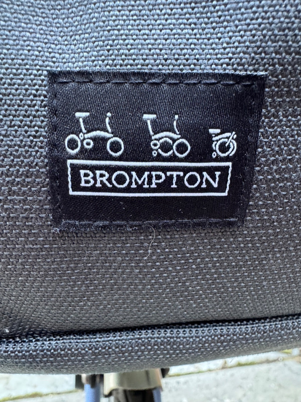 Brompton M3L Folding Bike Mid Bar Powder Blue with Unused (£150) L Borough Bag.