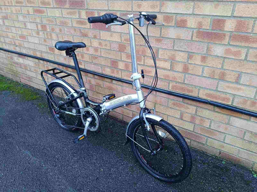 Aluminium Apollo Transition folding bike in good condition with a comfort saddle