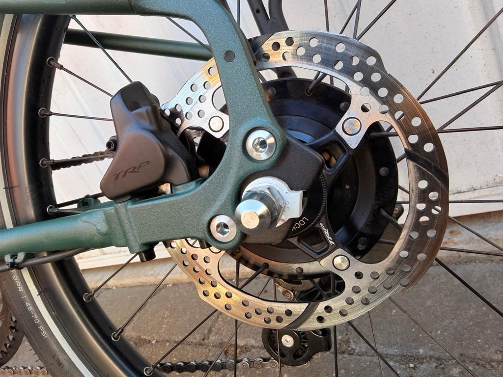 Brompton G Line 8-Speed Folding Bike Size Medium Forest Green.  Excellent .