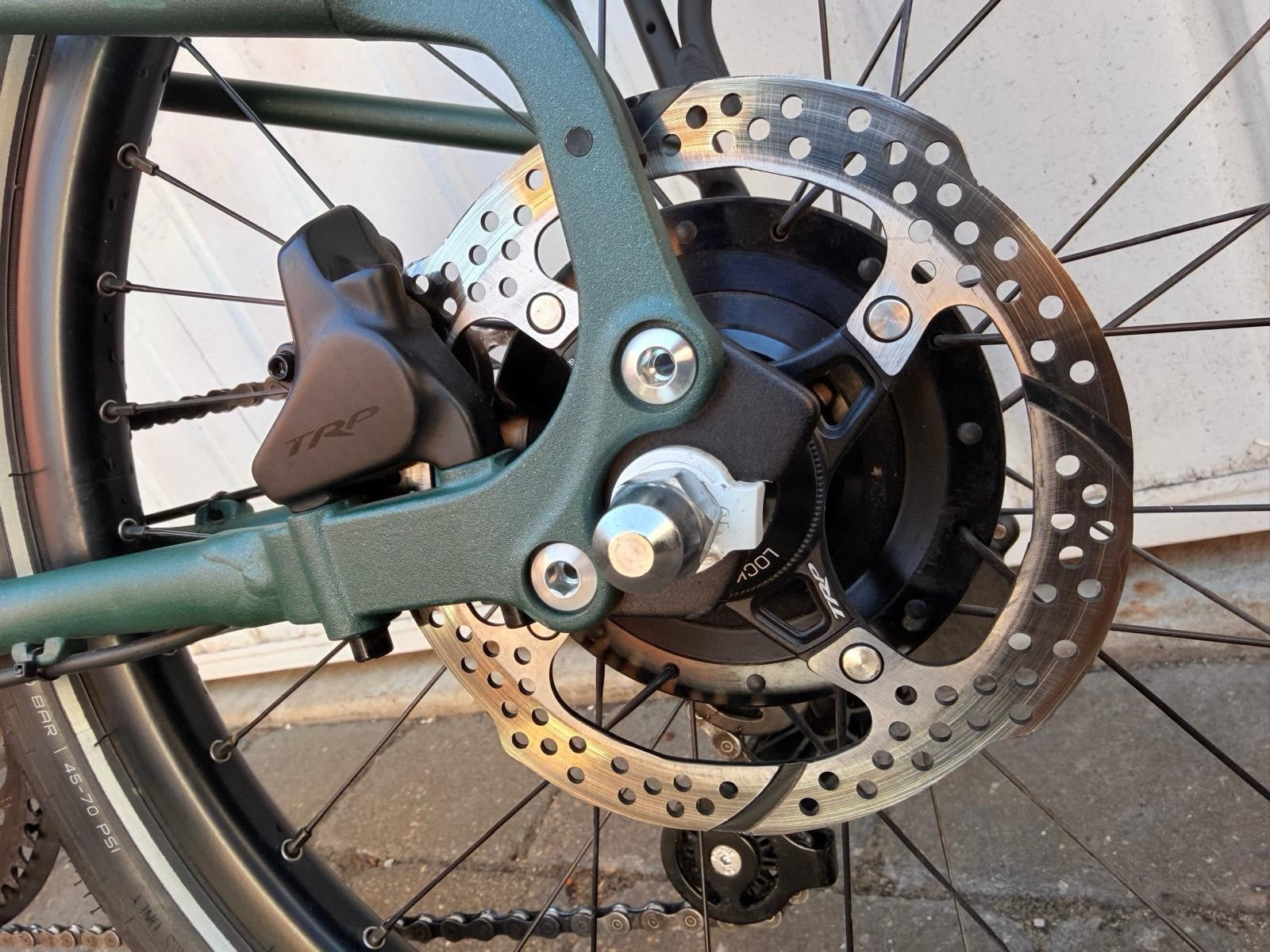 Brompton G Line 8-Speed Folding Bike Size Medium Forest Green.  Excellent .