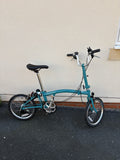 Brompton B75 16" Folding Bike - Blue