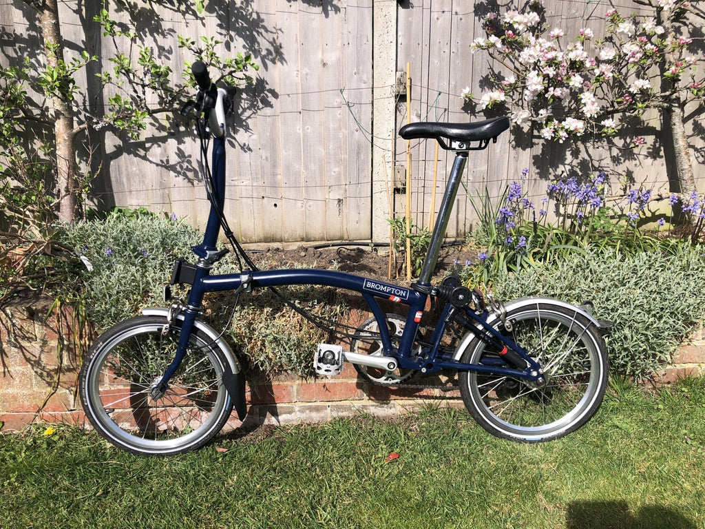 brompton folding bike 6 speed c line