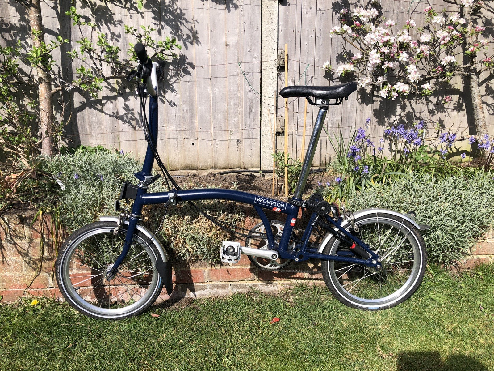 brompton folding bike 6 speed c line