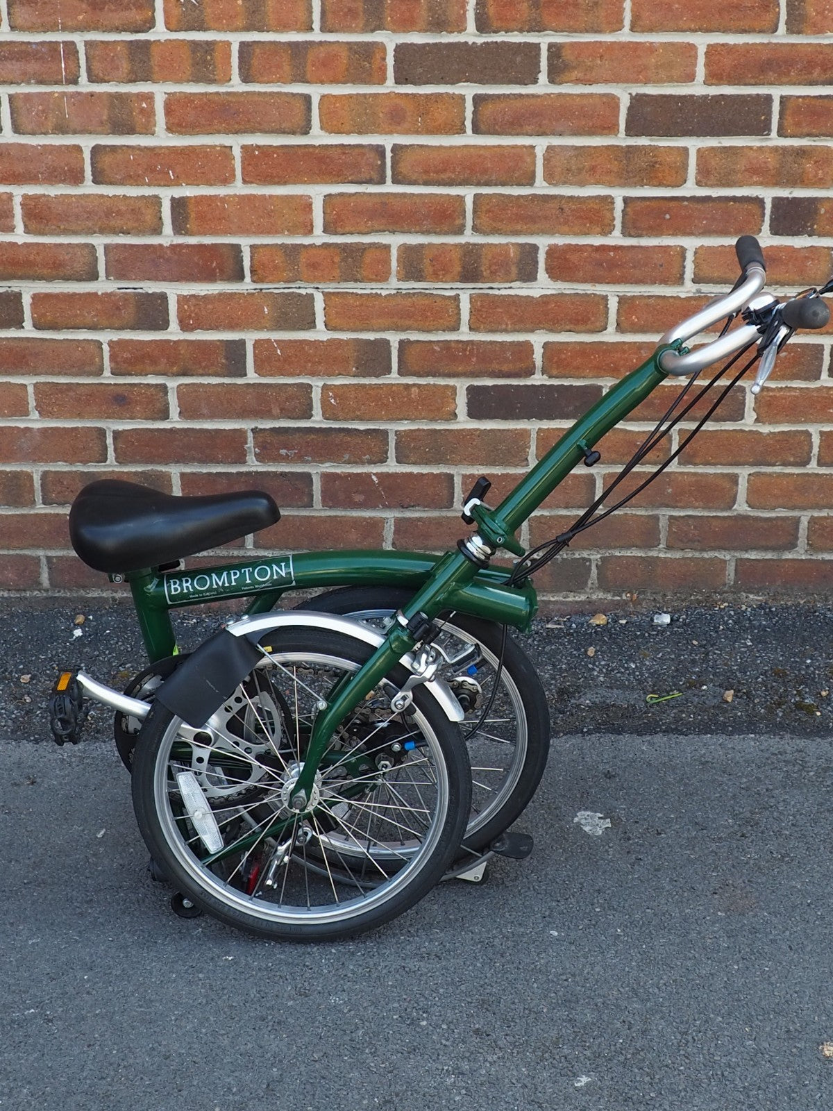 Brompton M3L Folding Bike, Green, 3-Speed, Original Owner Since 2000, Low Miles