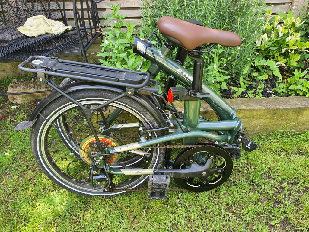 Btwin Tilt 900 Folding Bike 9 Speed Lightweight. Great Condition