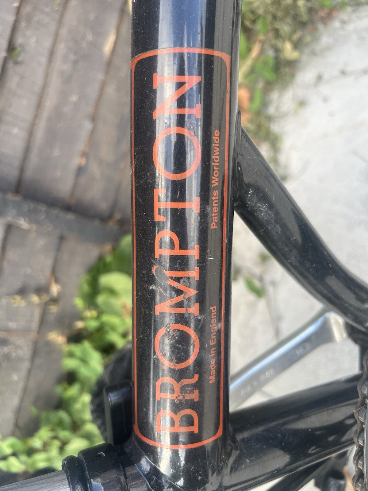 Brompton B6-L Folding Bike 16in Black BMX Bar 6 Speed Mudguards