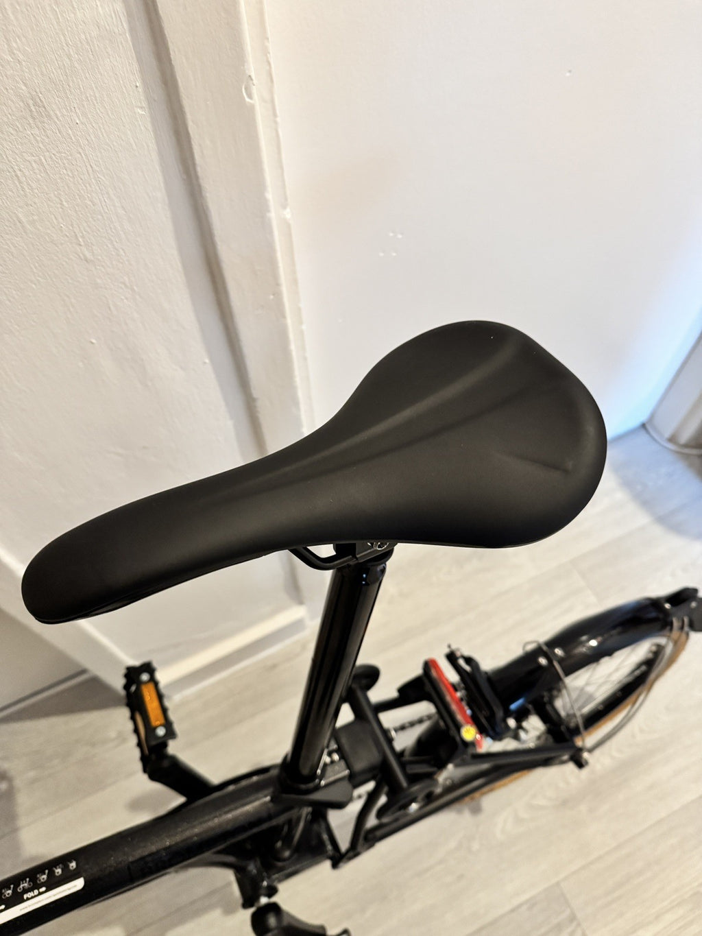 Brompton Electric P Line Urban Mid Handle Bar Folding    Midnight Bike - Black