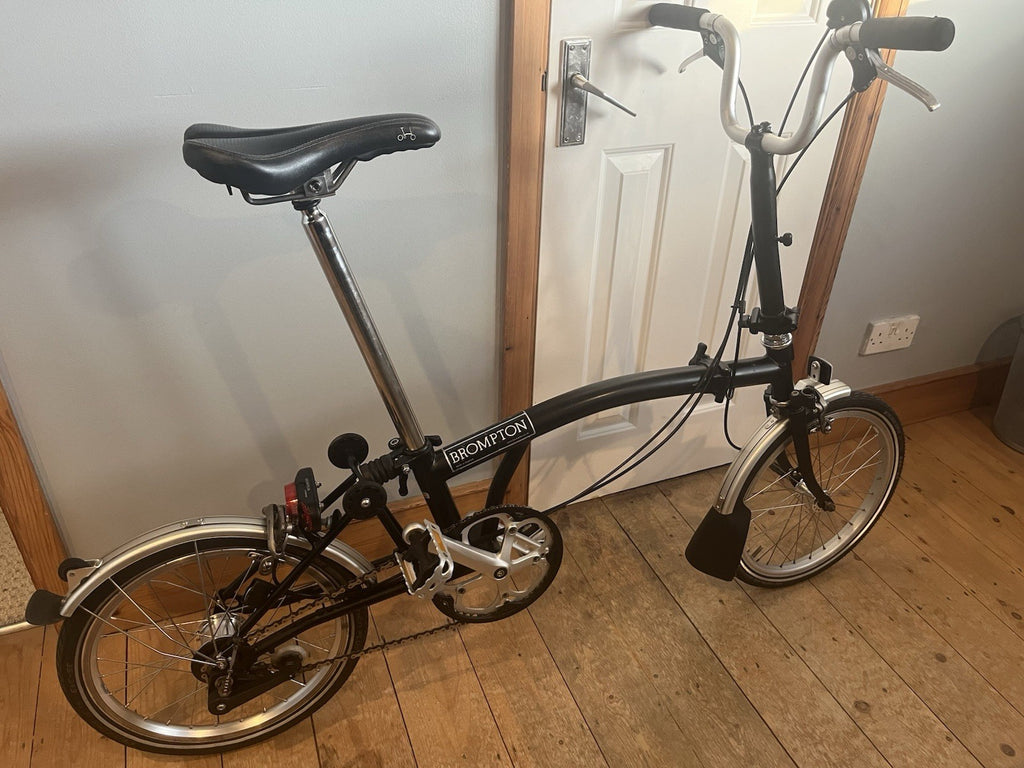 Brompton Folding Bike 3-Speed, Black