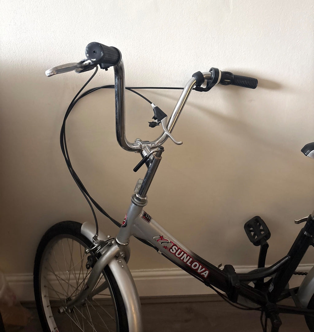 SUNLOVA Folding Bike 20” - Black and Grey