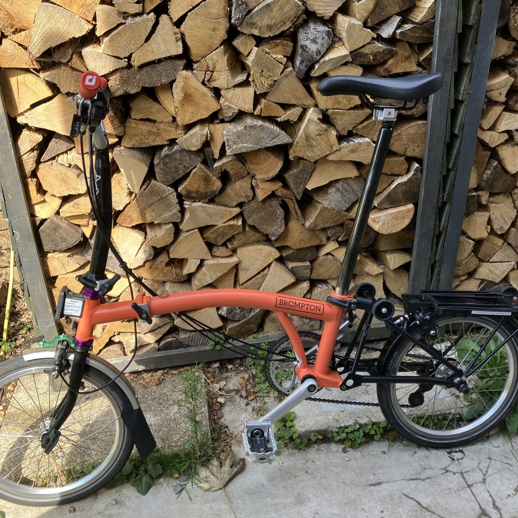 Brompton C Line Explore 2022 6 speed with rear rack