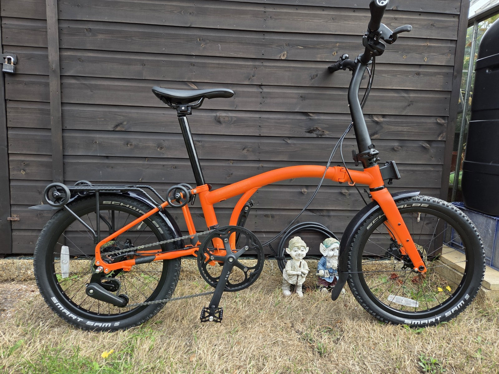 Brompton G Line 8-Speed Alfine Adventure Orange Gravel Folding Bike Medium Frame