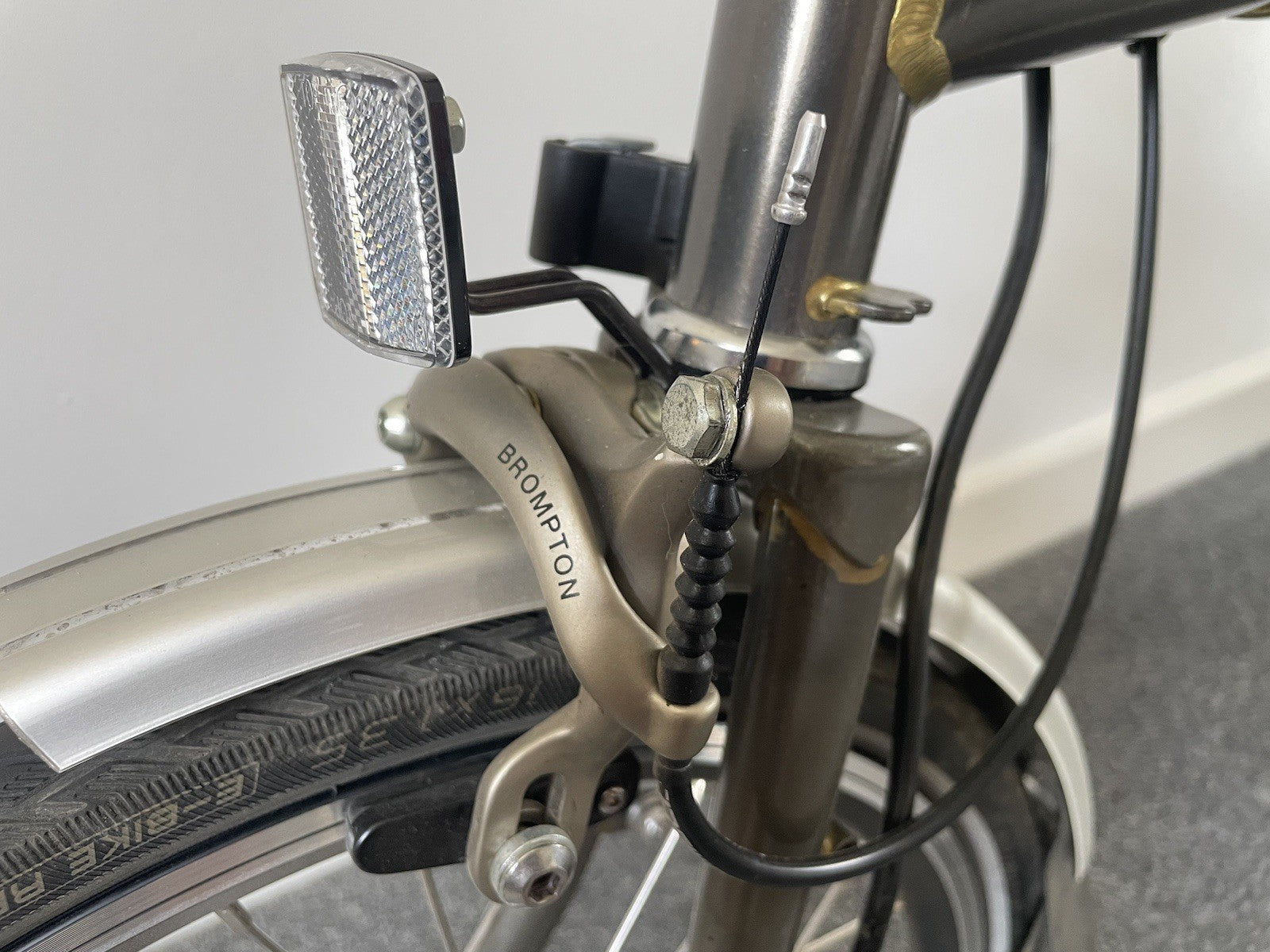 Brompton 3 Speed  2017 Raw Lacquer Folding Bike S3L C Line EZ Rider Mod