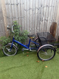 PASHLEY - Tri-1 Folding Adult Trike Burgundy Red