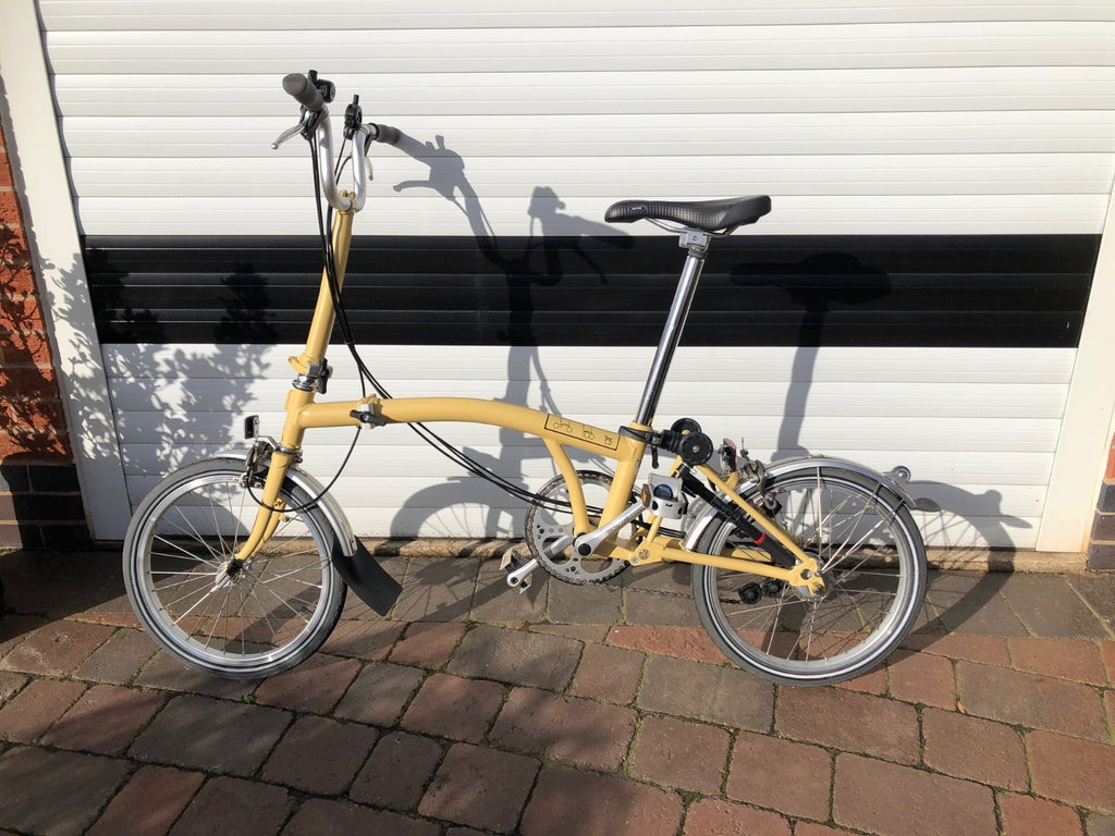 BROMPTON M6L FOLDING CYCLE  BEIGE