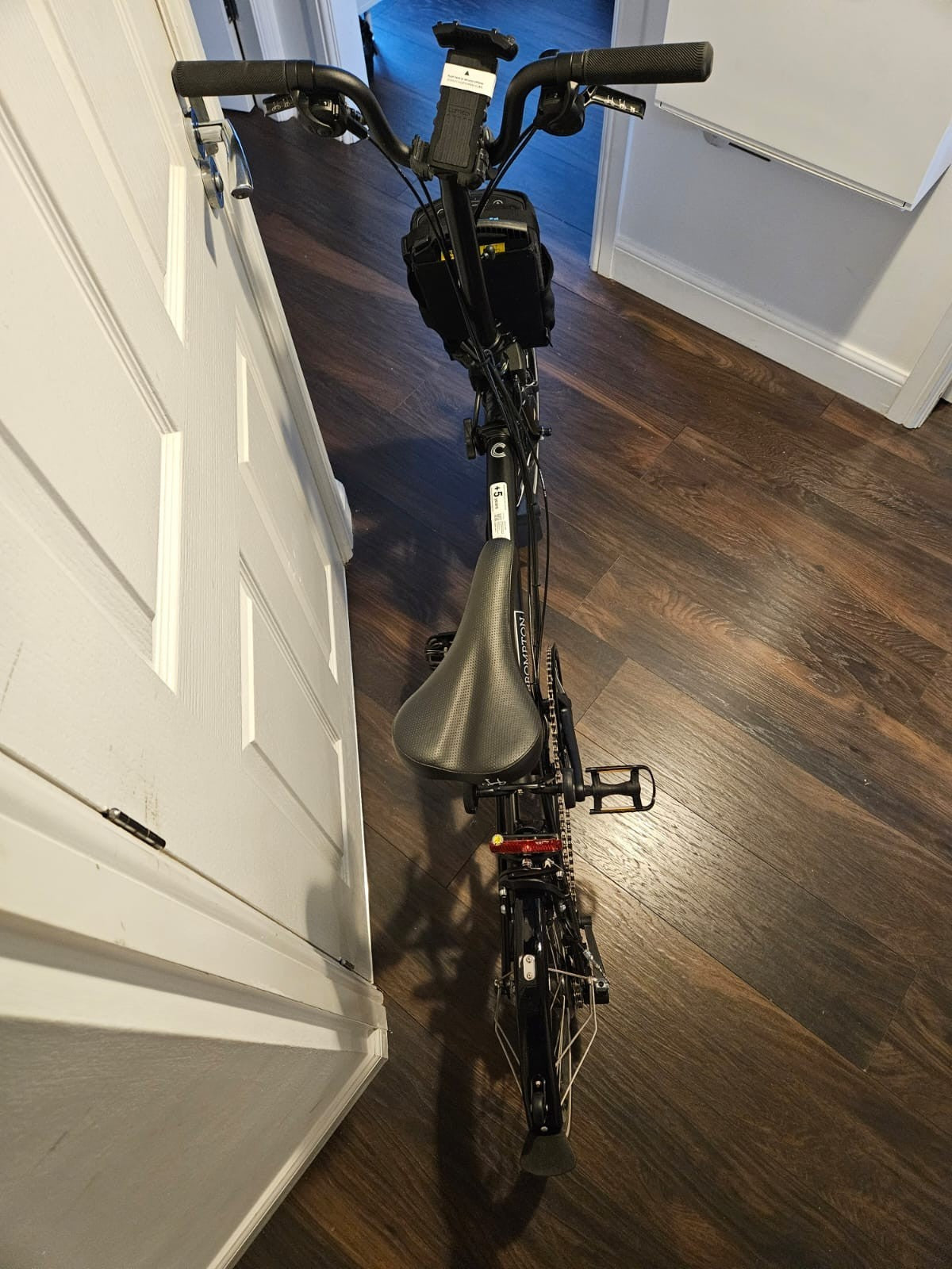 Brompton Electric C Line Explore, 6-Speed, Black, High Handlebar 2023