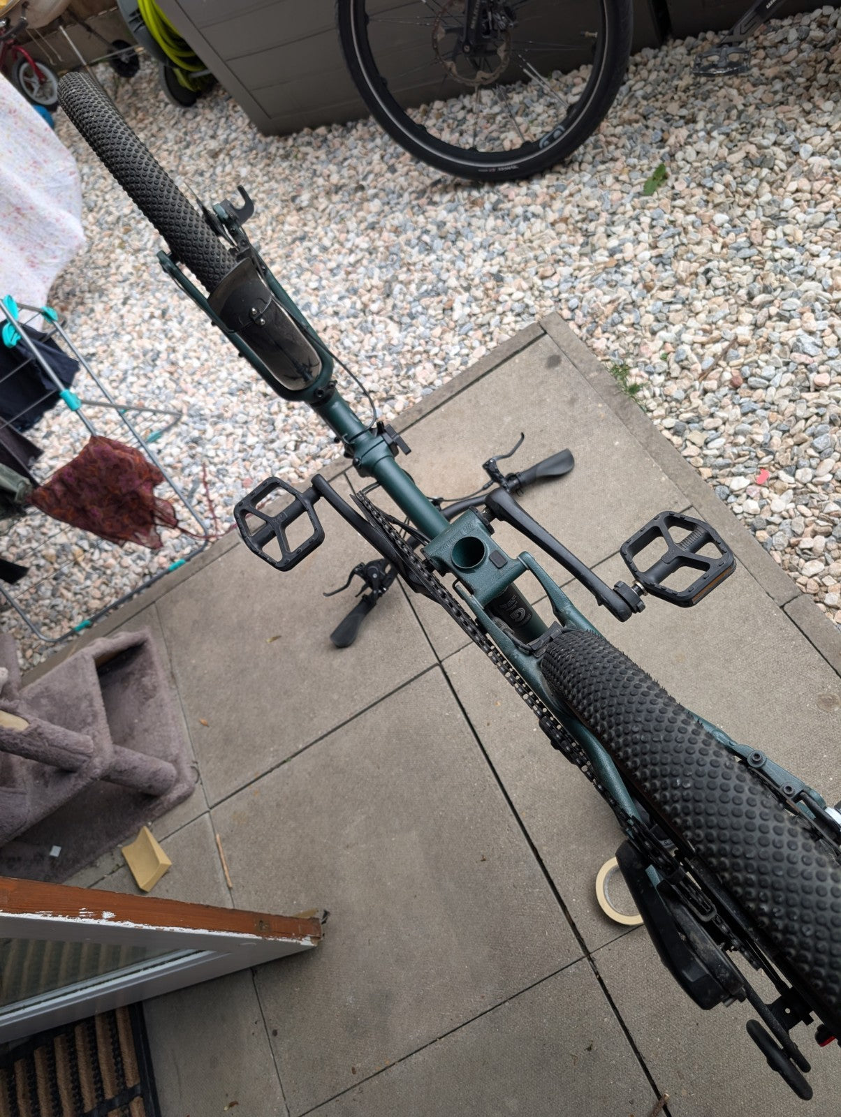 Brompton G Line with Optional Extras. 20" Rims, Green, 8-Speed, Rack, Mudguards