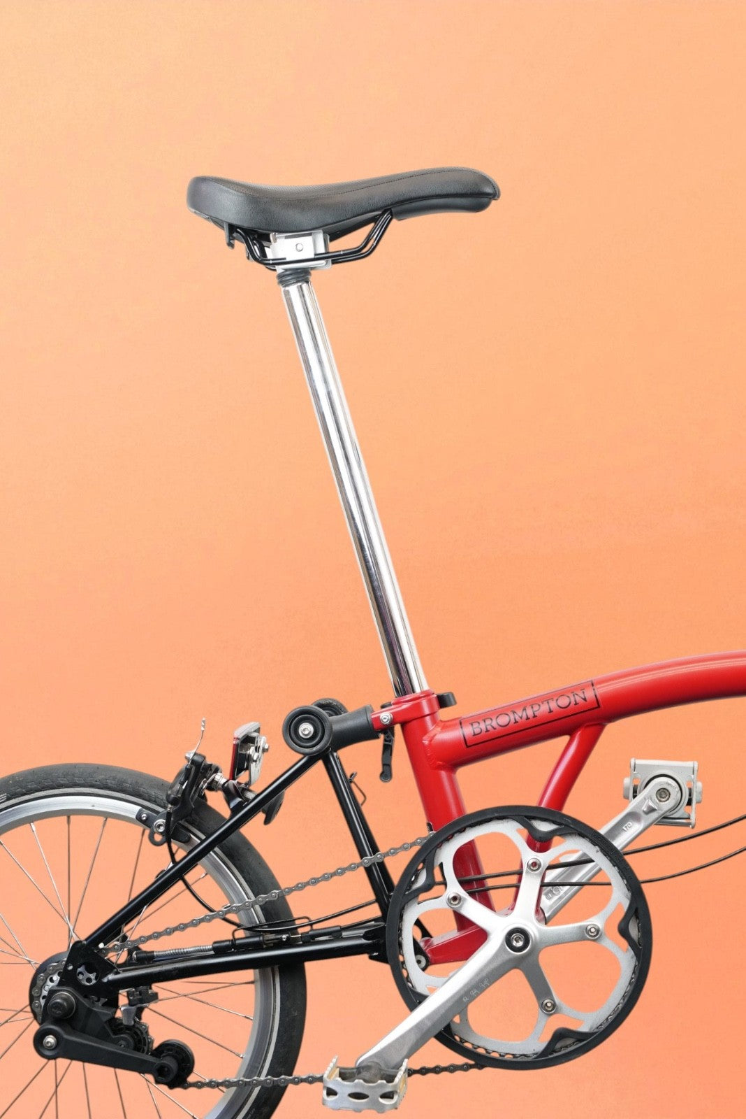 Brompton S2E (C Line) - Red & Black