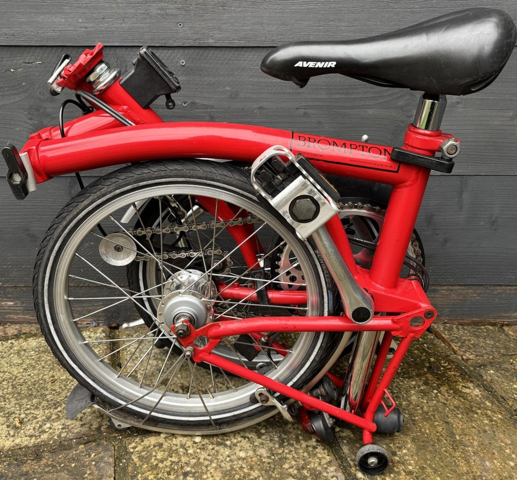 Brompton M3L - C Line equivalent Folding bicycle in Red - Part Exchange to Clear