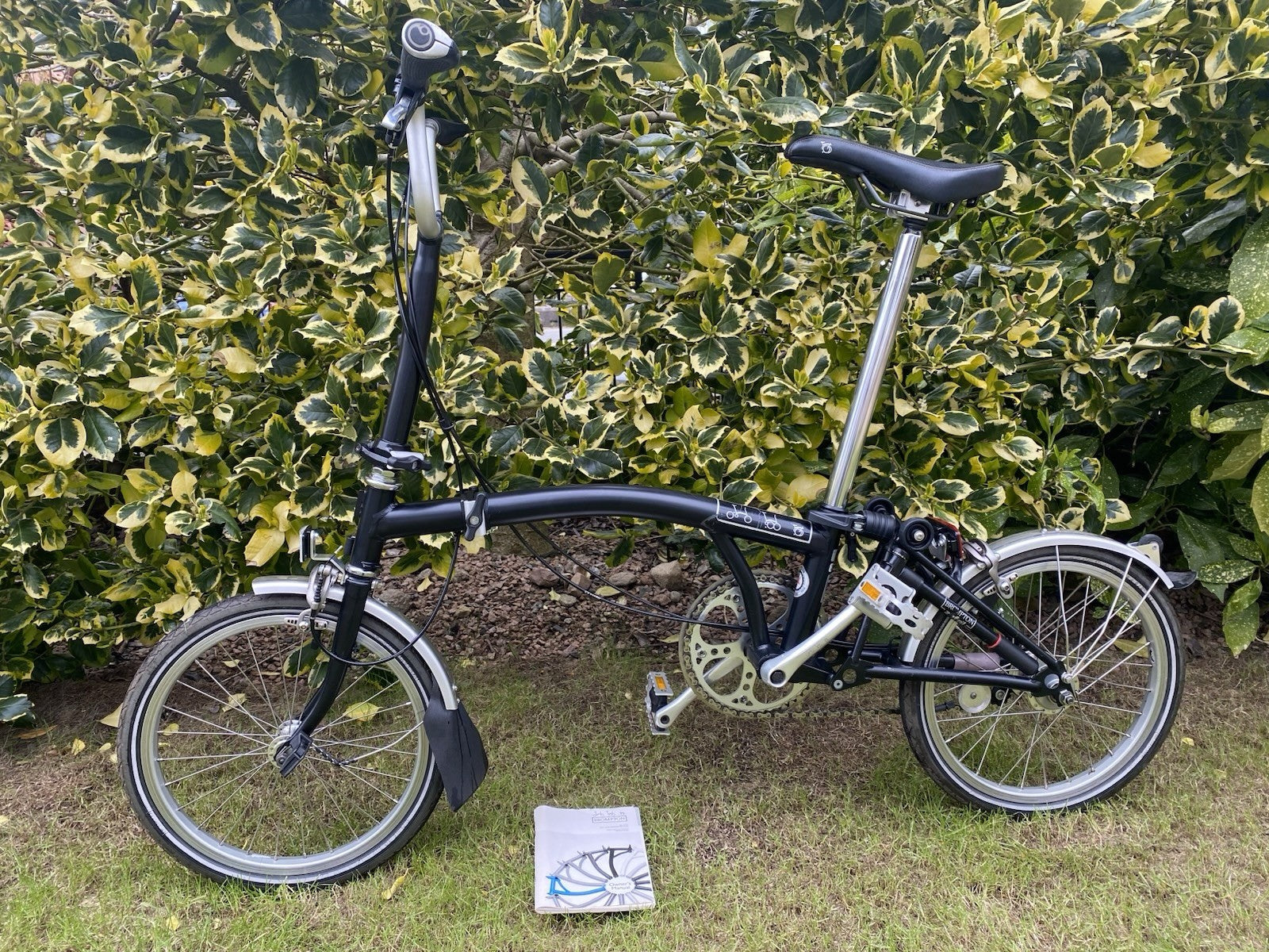 Brompton Folding Bike 3-Speed, Black