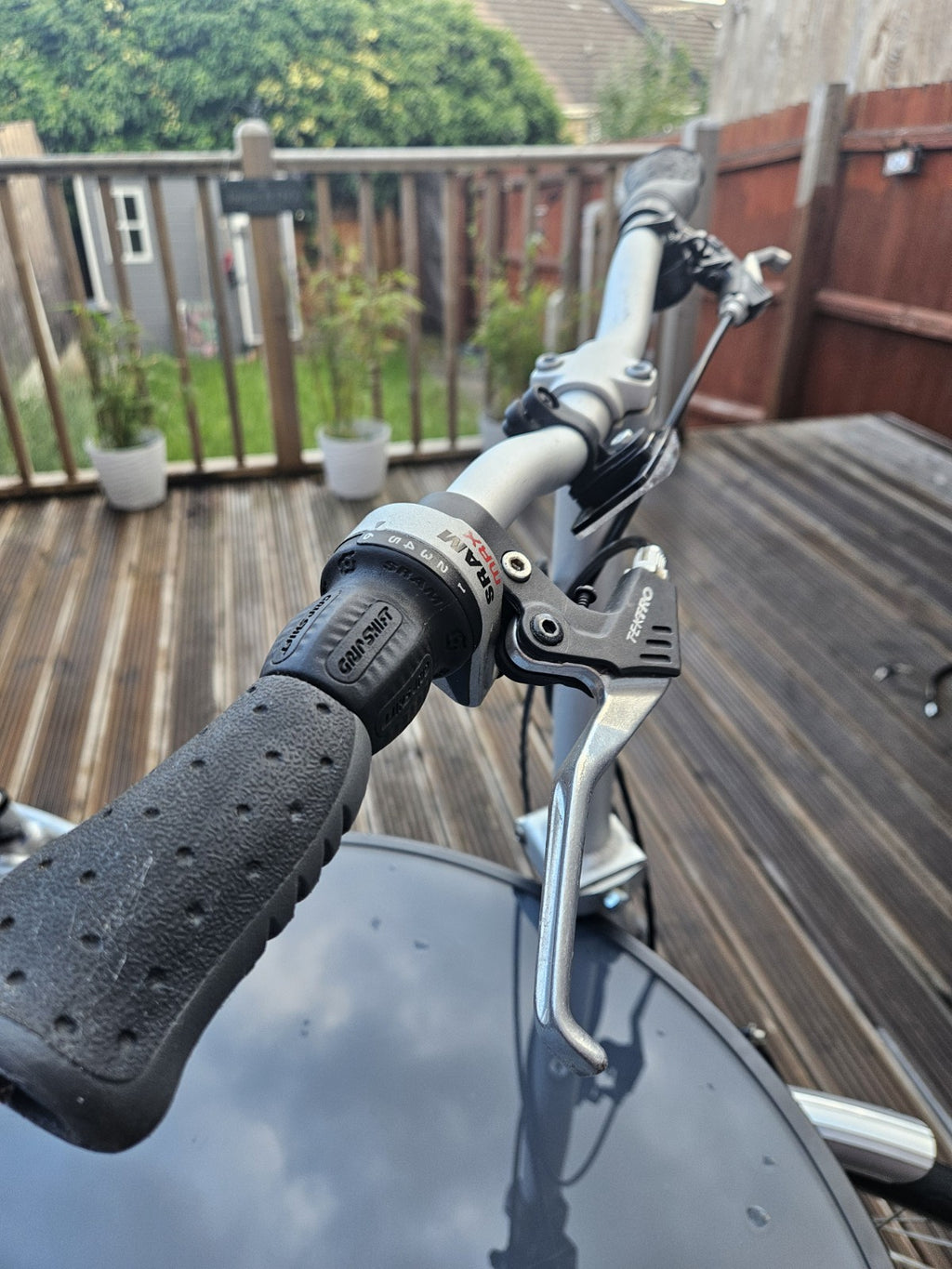 Viking Safari SE Folding Bike - Silver Alloy Frame  6 Speed Shimano - Collection