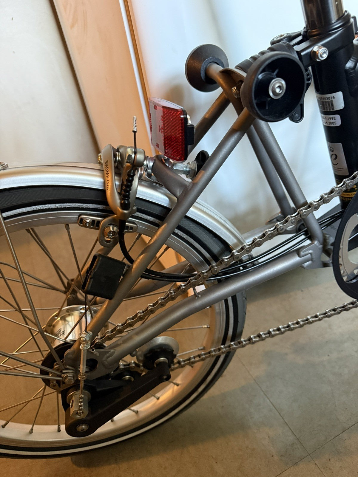 Brompton S3L-X Superlight Titanium Ti Urban Low Folding Bicycle - Ridden once!