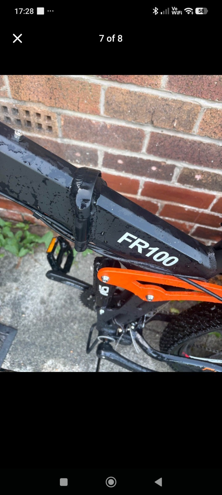 Cyrusher FR100 Mountain Bike Full Suspension 26in Black Folding Bike