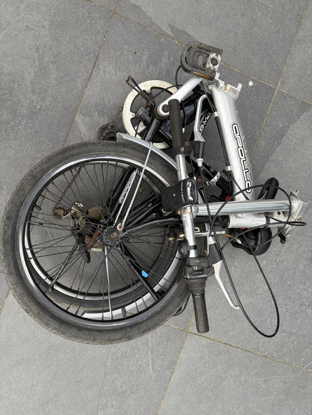 Folding Bike Apollo Transition 20” Wheels Alloy Frame Shimano 6 Gear Revoshift