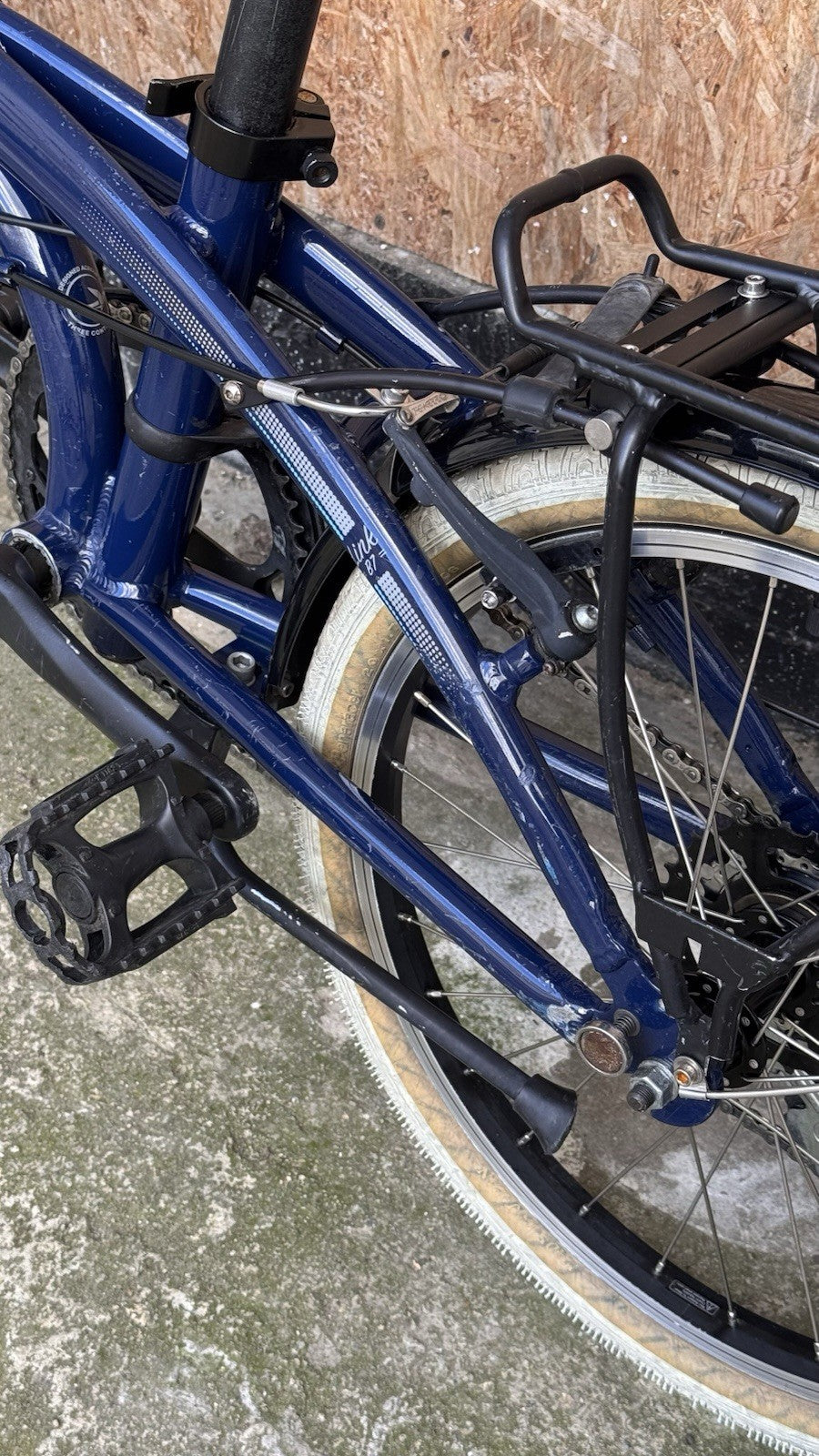 Tern Link B7 Folding Bike Custom Built With Carrier Speial 7 Speed