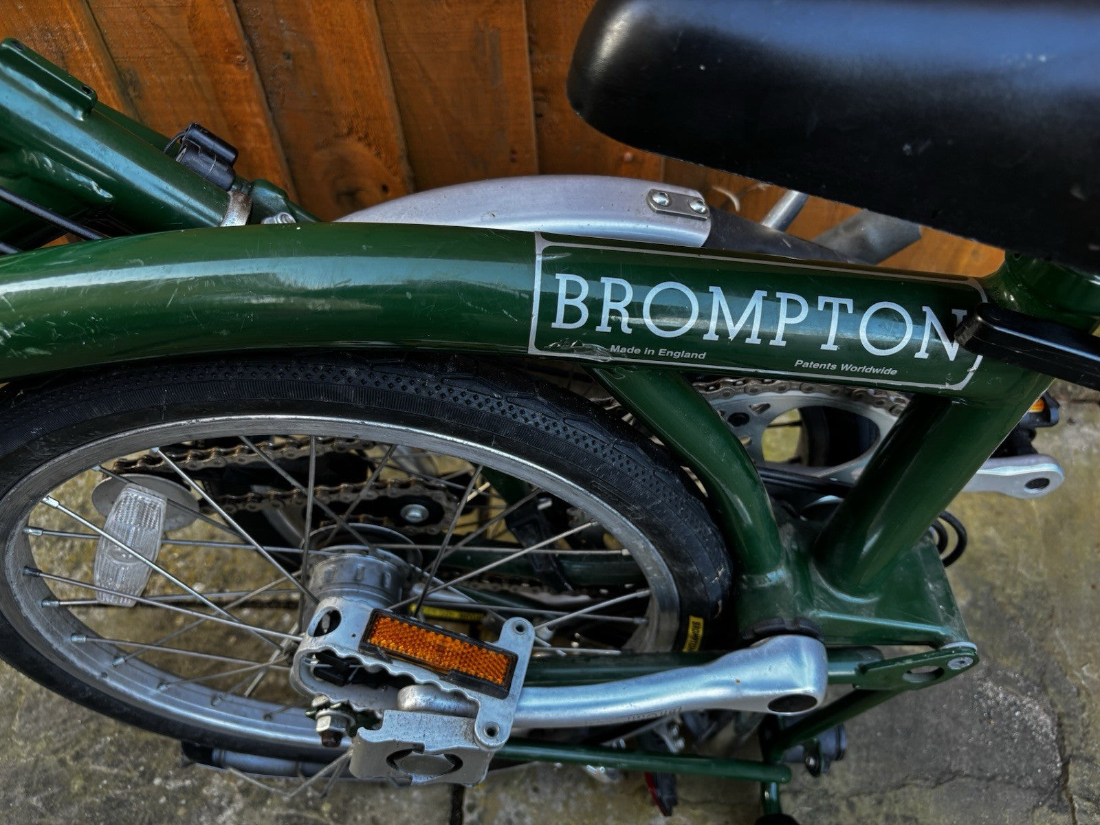 Brompton Folding Bike 3-Speed racing  green great condition