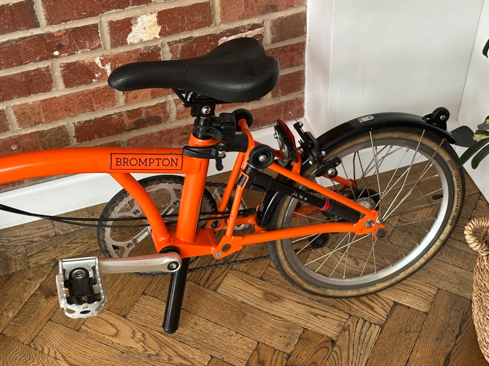 Brompton S2L Folding Bike Orange 2 Speed - 2019 Bicycle Fold Up S2 L