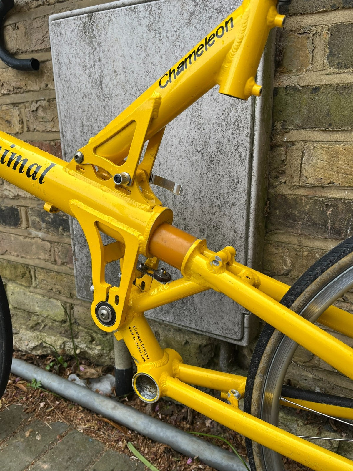 Airnimal Chameleon Yellow Mini-velo Folding Road Racing Bike 24 inch