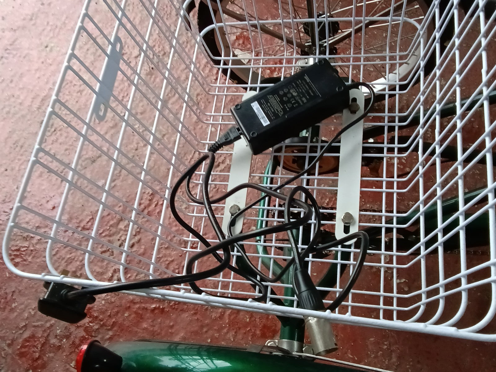 Yorvik Folding Tricycle Bike finished  Metallic Green paint.