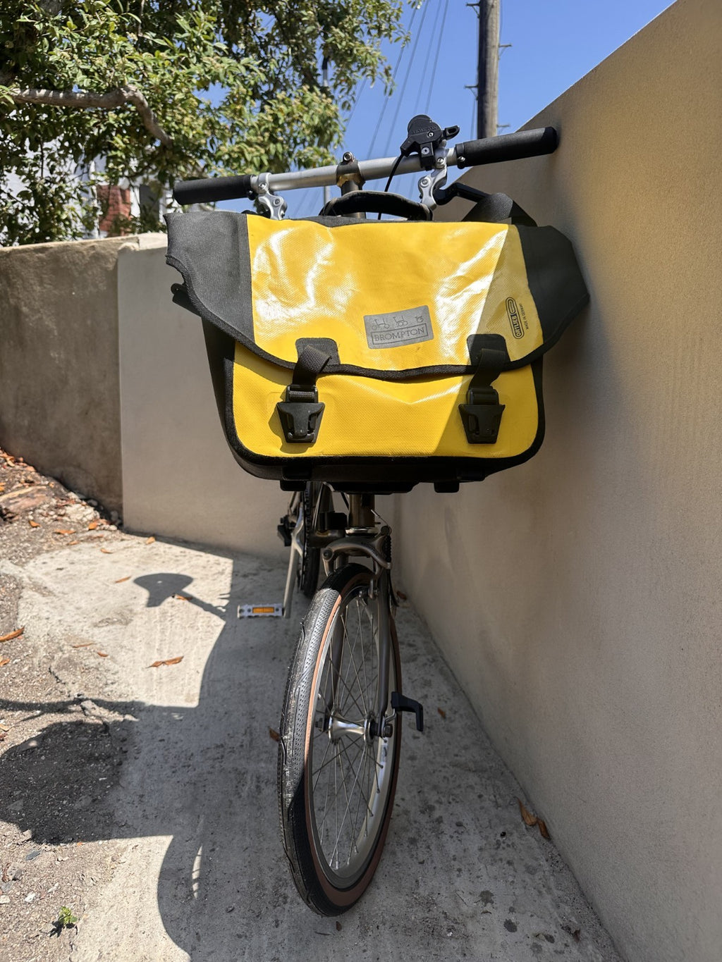 Brompton Superlight S2L-X, 2-speed, S-type flat bars, titanium fork and rear tri